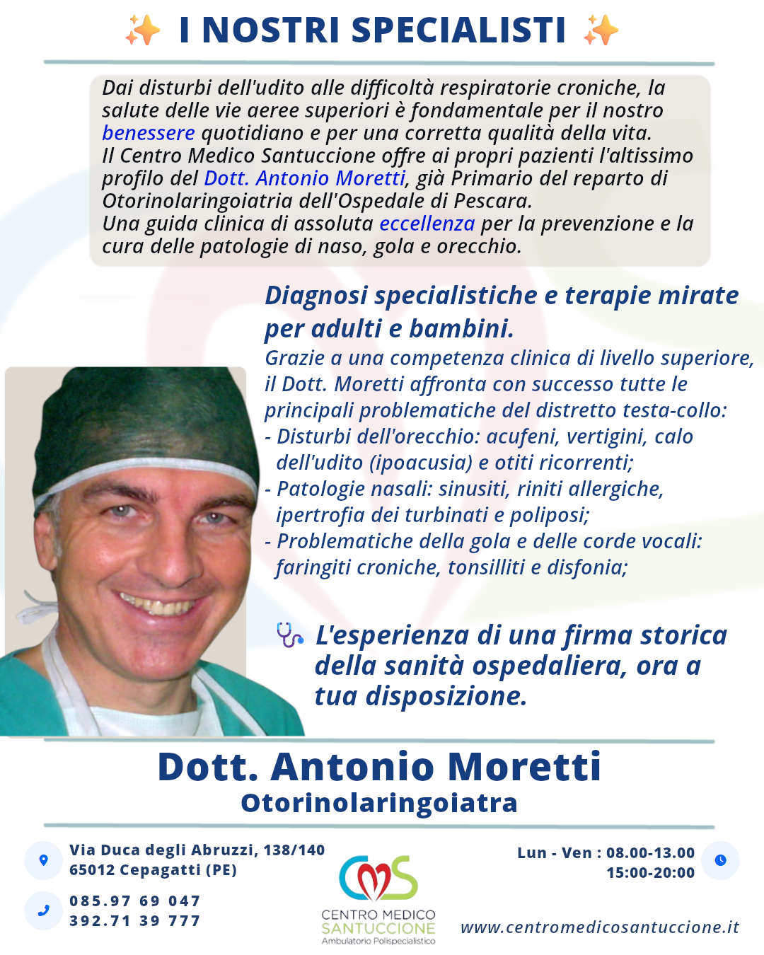 ✨I NOSTRI SPECIALISTI✨